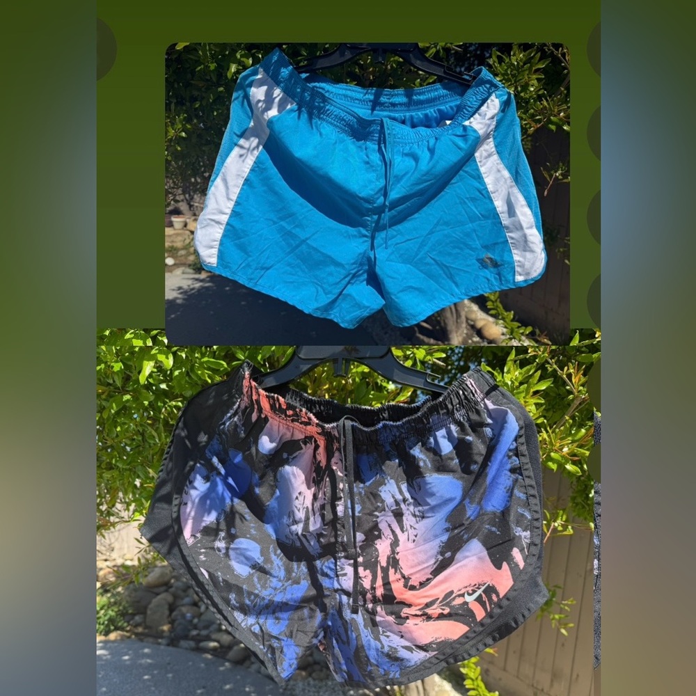 Set of women’s athletic shorts Nike & addidas gently used excellent condition
